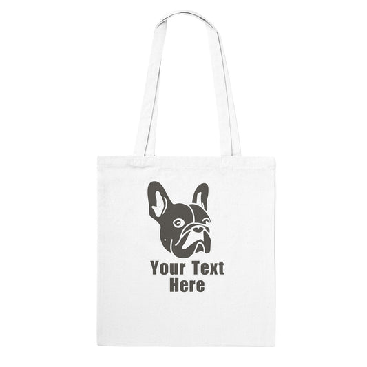 Personalised French Bulldog Line Drawing - Tote Bag