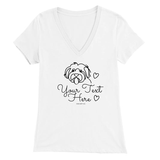 It's An Oodle Dog Custom - Womens V-Neck T-shirt