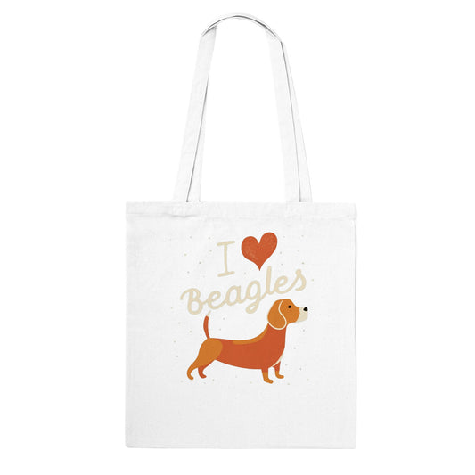 I Love Beagles - Tote Bag