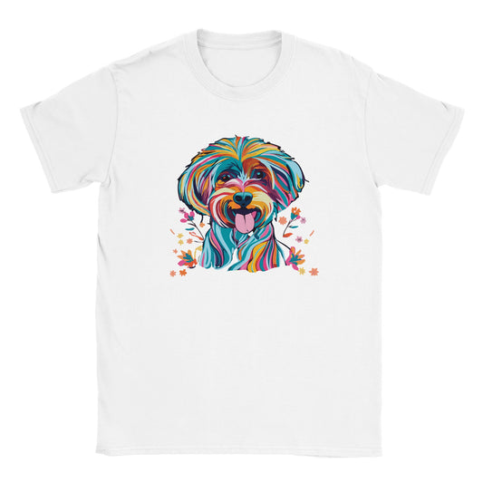 Personalised Vibrant Cavapoo or Cavoodle - Classic Crewneck T-shirt