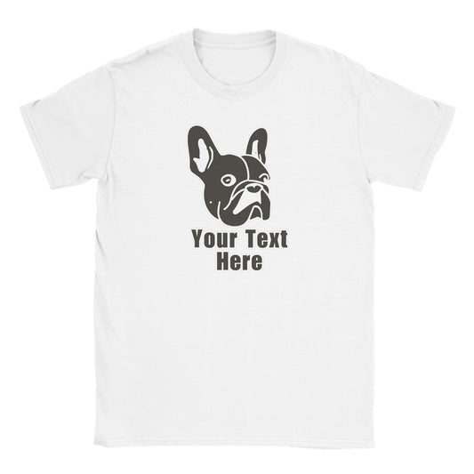 Personalised French Bulldog Line Drawing - Kids T-shirt