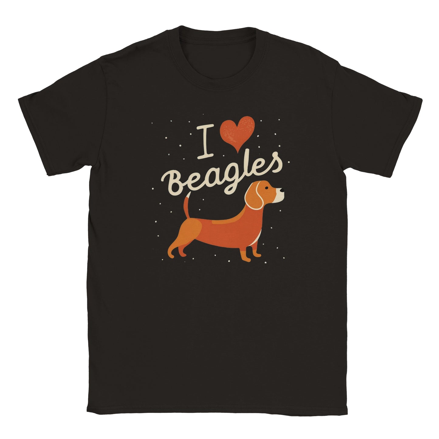 I Love Beagles - Classic Crewneck T-shirt