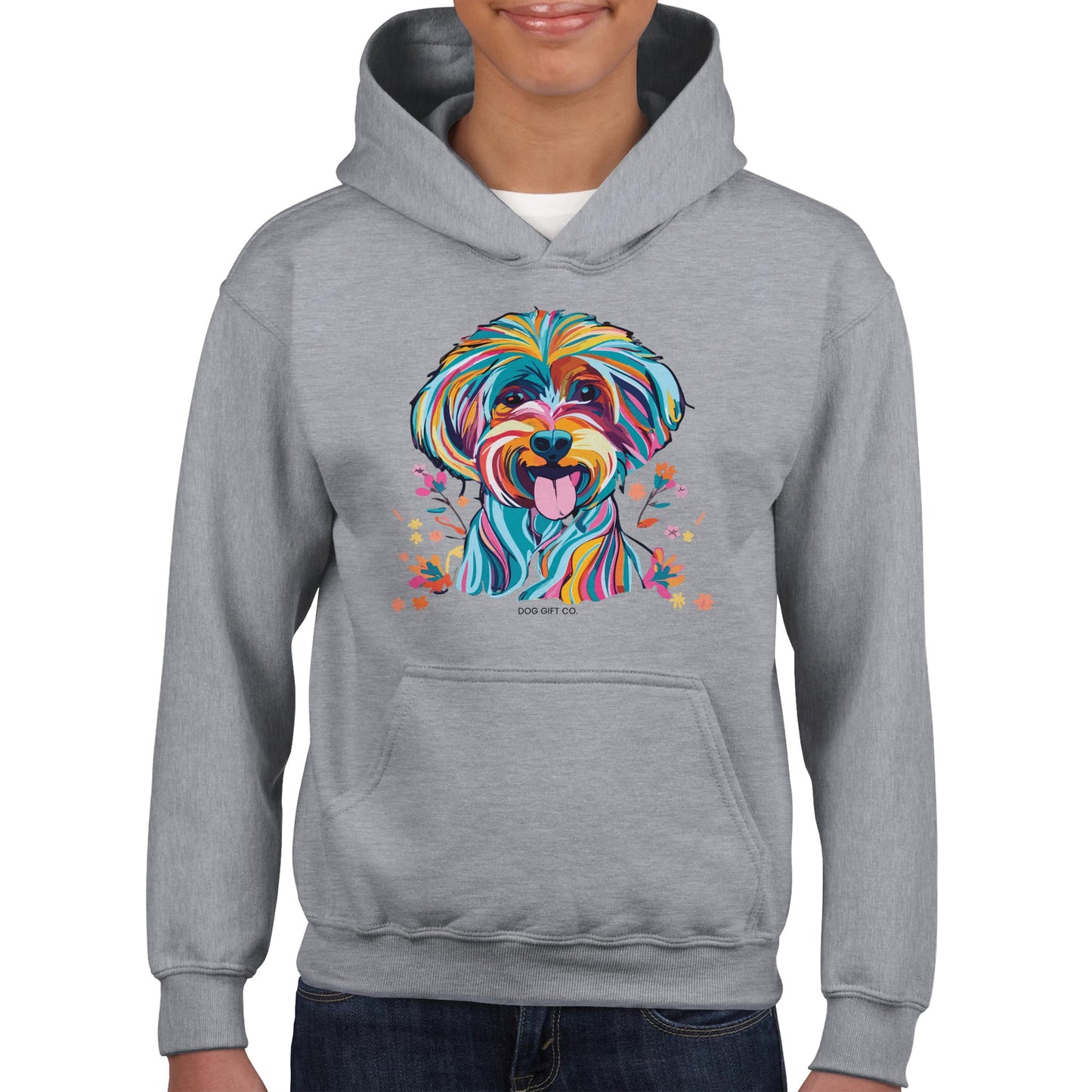 Personalised Vibrant Cavapoo or Cavoodle - Classic Kids Hoodie