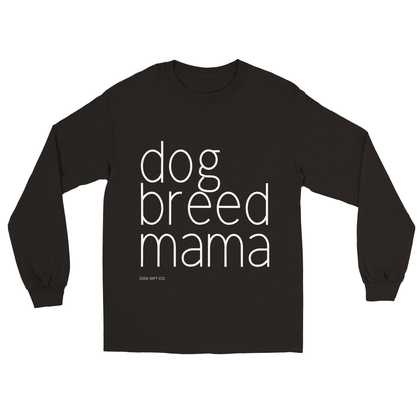 Personalised Dog Breed Mama - Longsleeve T-shirt