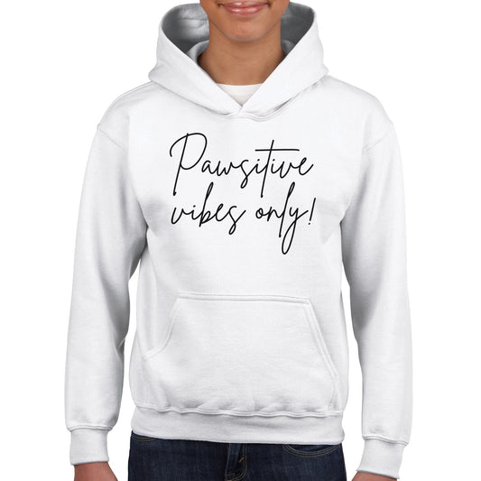 Pawsitive Vibes Only! - Kids Hoodie