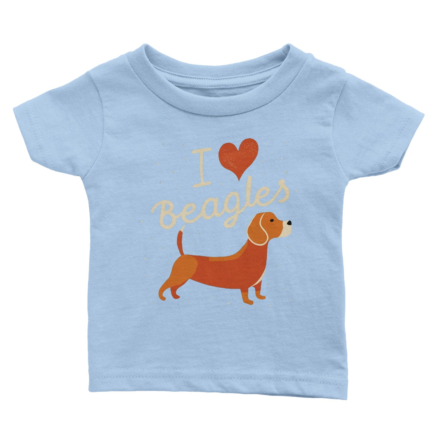 I Love Beagles - Babies T-shirt