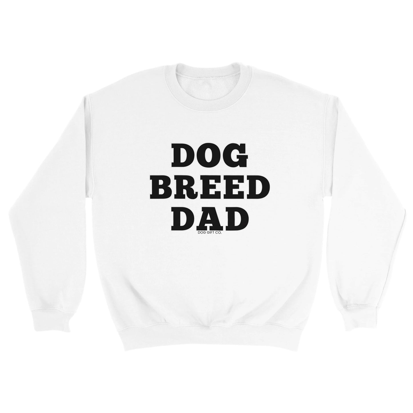 Personalised Dog Breed Dad - Crewneck Sweatshirt