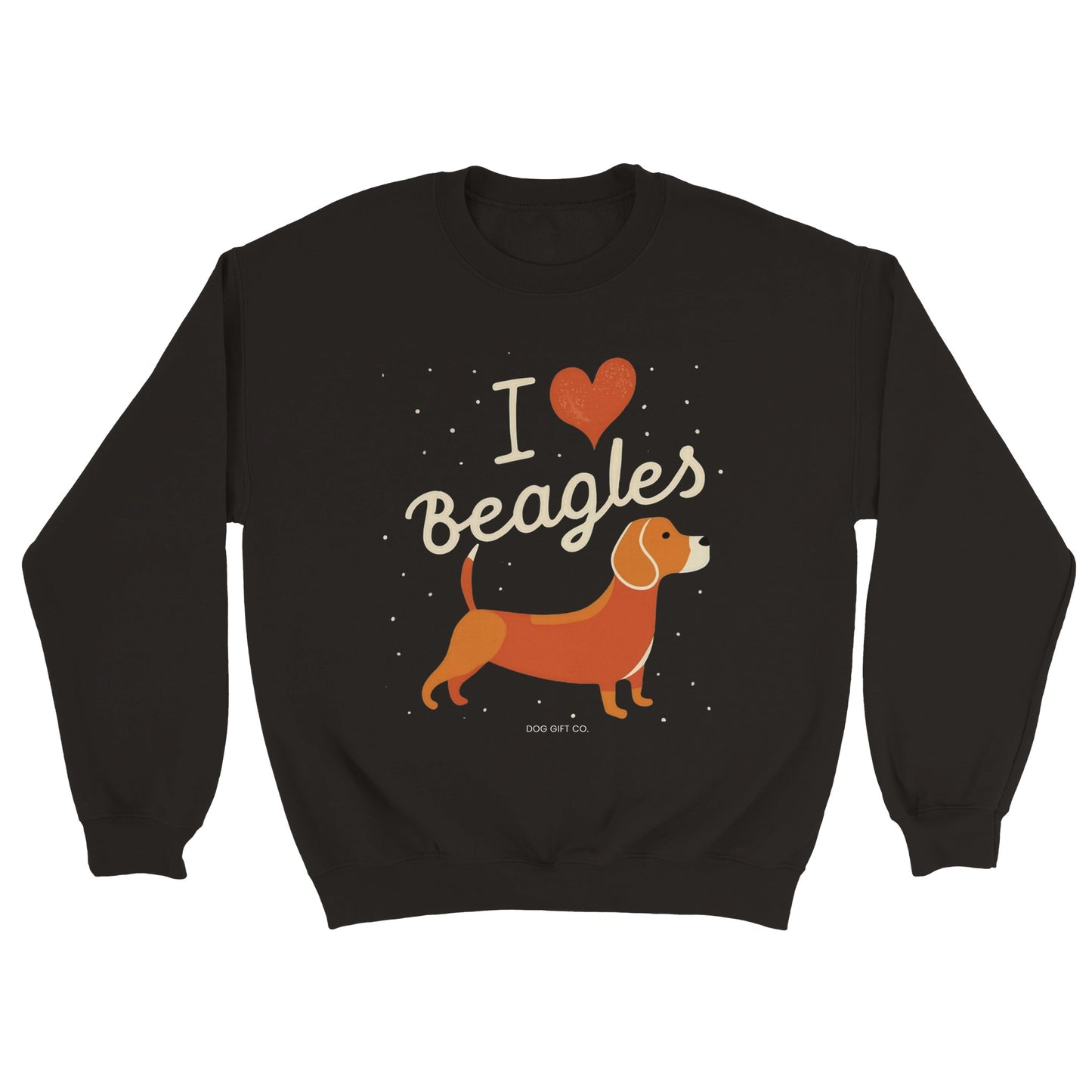 I Love Beagles - Crewneck Sweatshirt