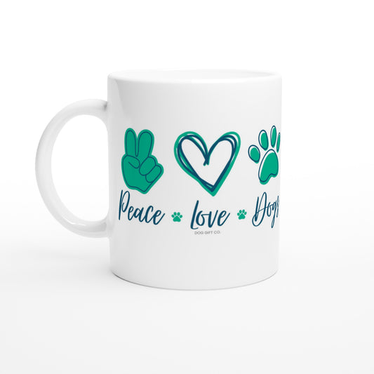 Peace Love Dogs - Ceramic Mug