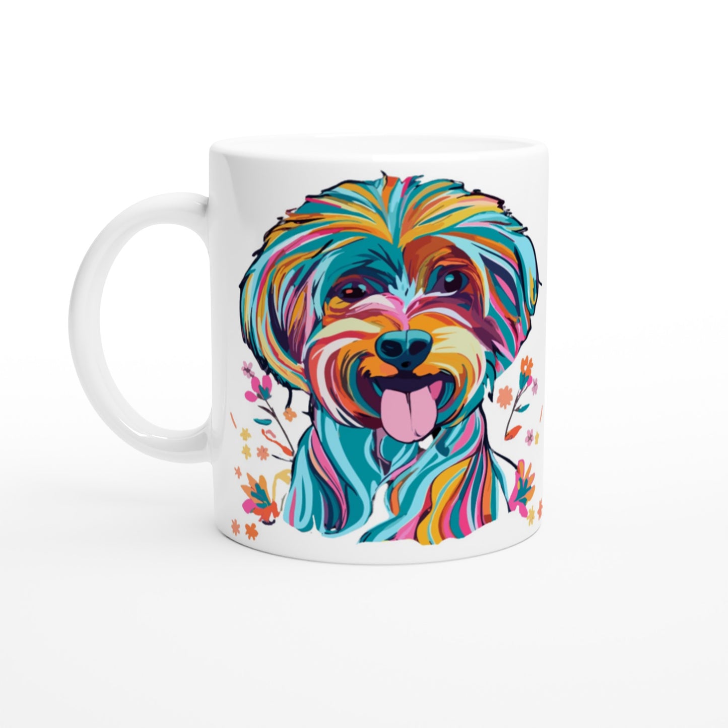 Personalised Vibrant Cavapoo or Cavoodle - Ceramic Mug