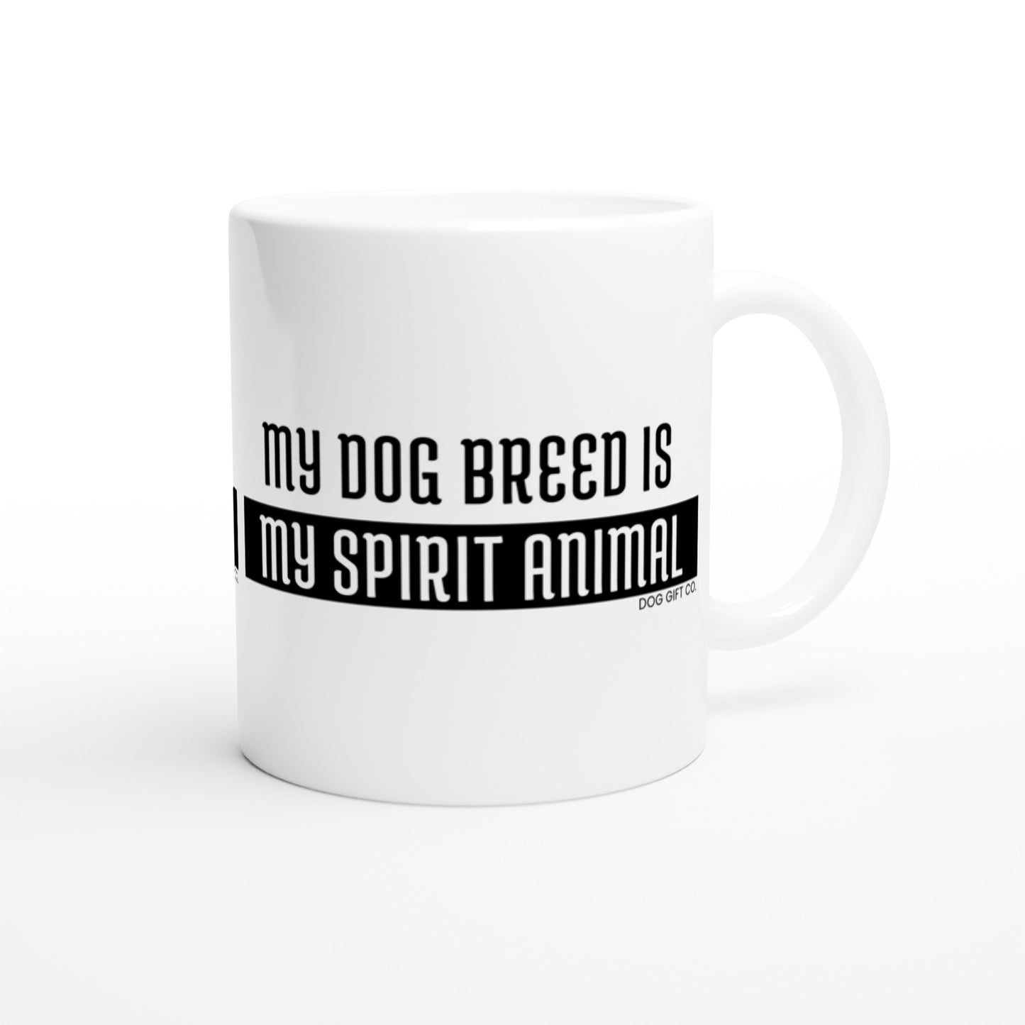 Personalised My Dog Breed is My Spirit Animal - Ceramic Mug