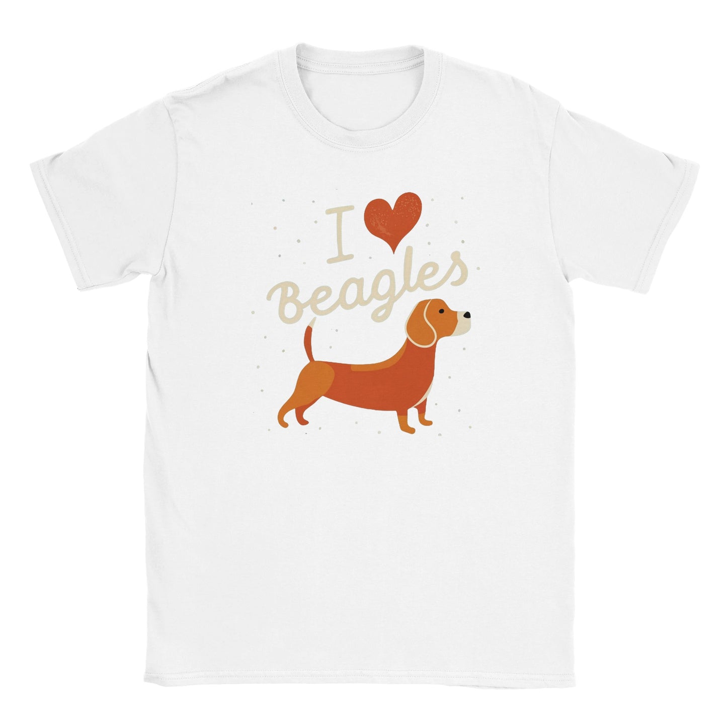 I Love Beagles - Classic Crewneck T-shirt