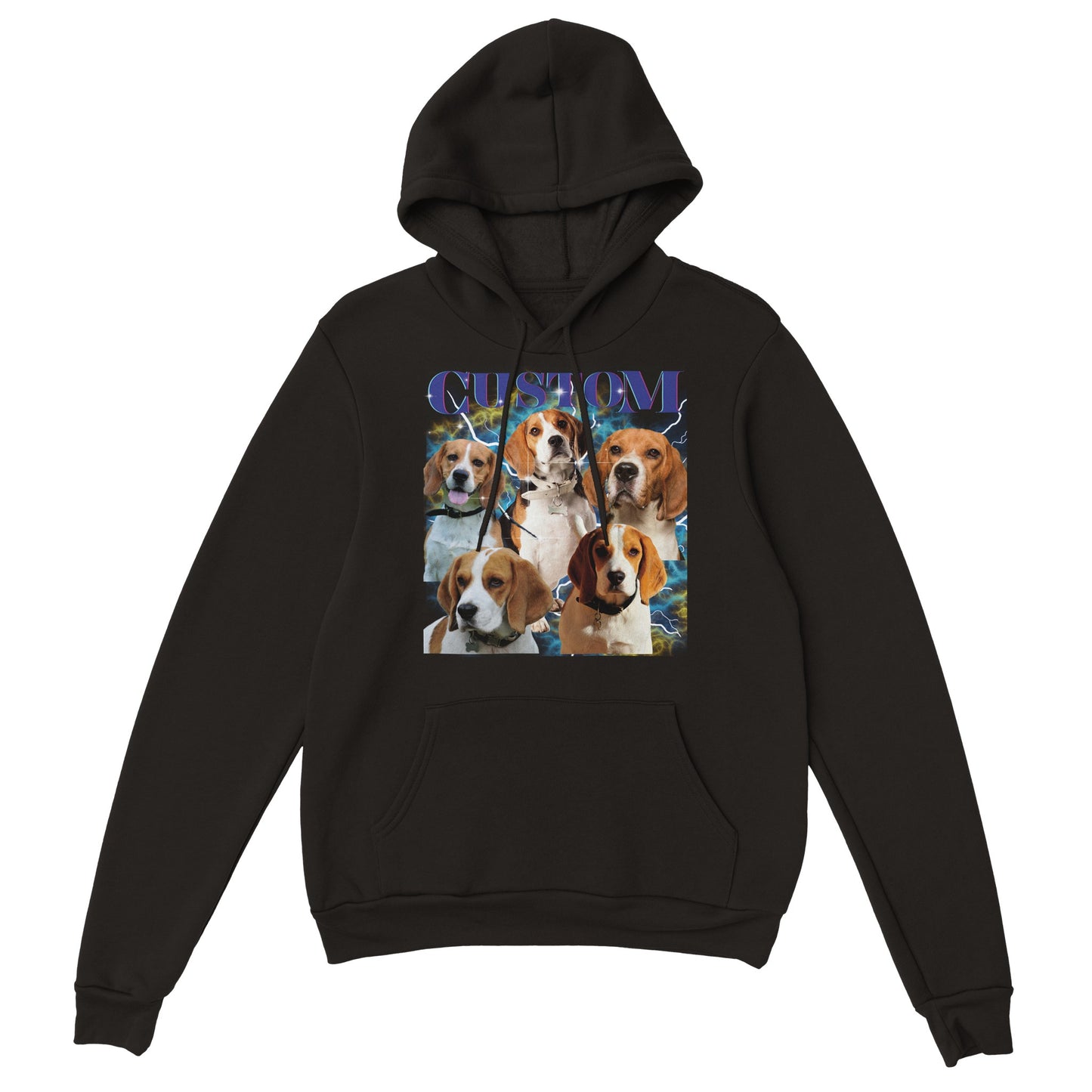 Custom Dog Bootleg Band Shirt - Pullover Hoodie