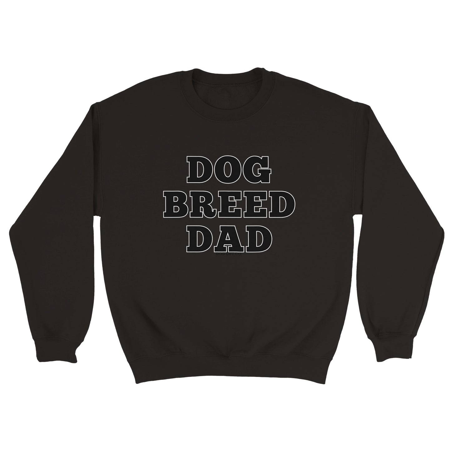 Personalised Dog Breed Dad - Crewneck Sweatshirt