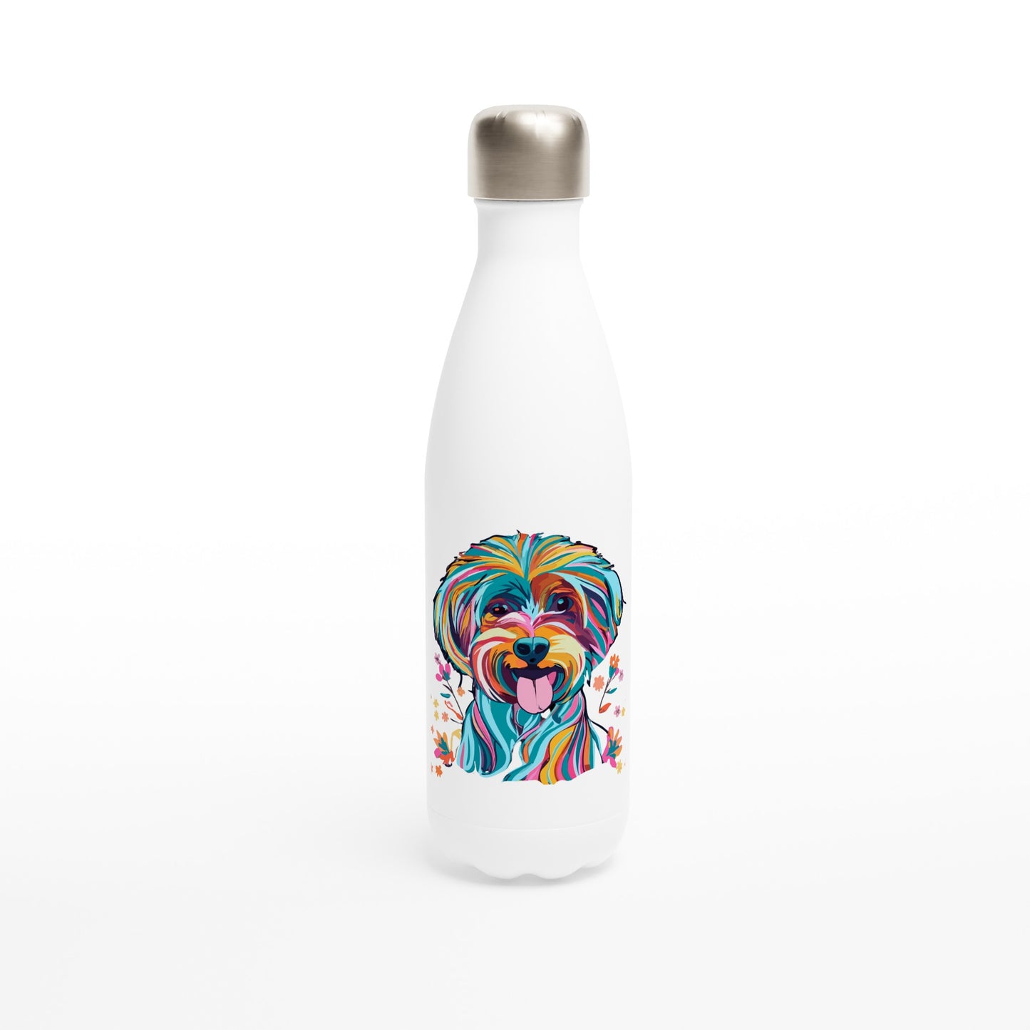 Personalised Vibrant Cavapoo or Cavoodle - Water Bottle