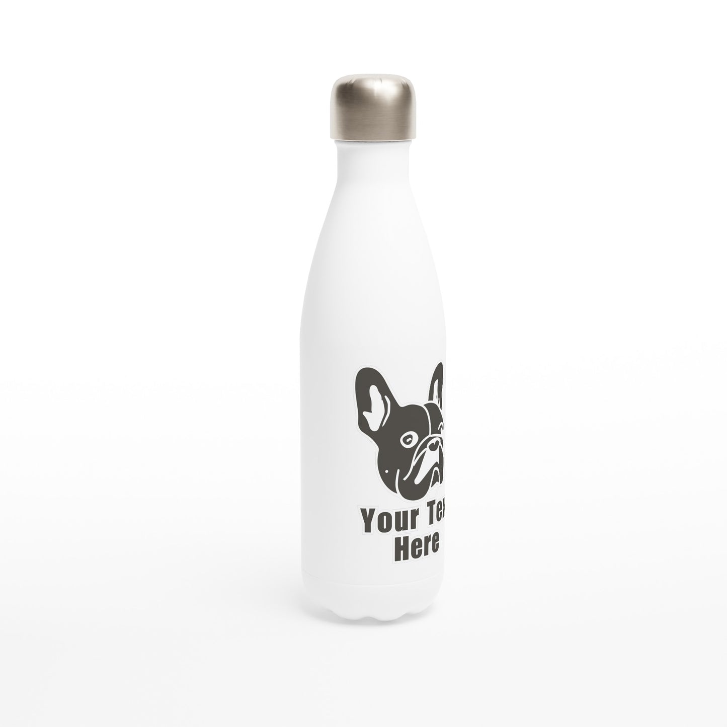 Personalised French Bulldog Line Drawing - Water Bottle