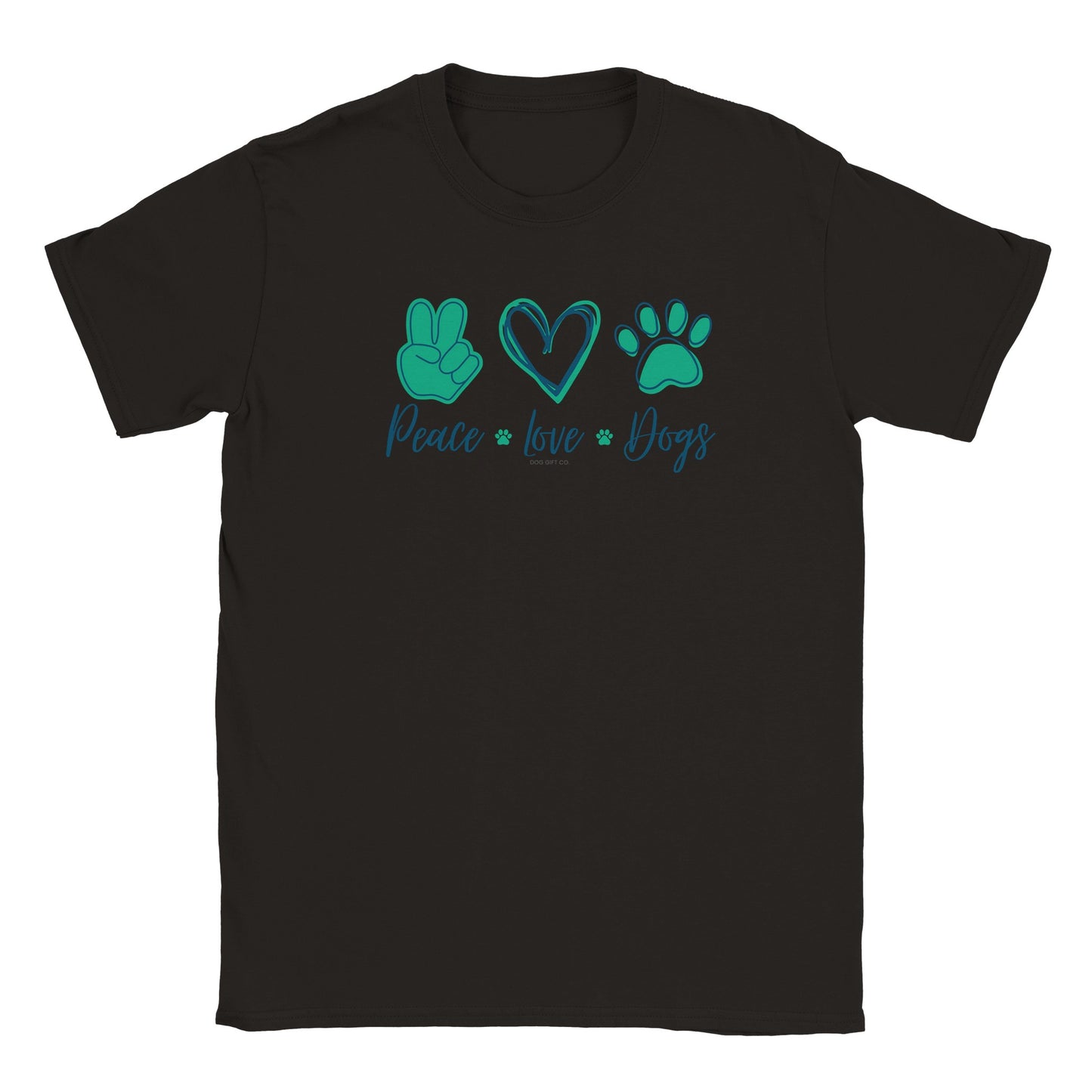 Peace Love Dogs - Classic Crewneck T-shirt