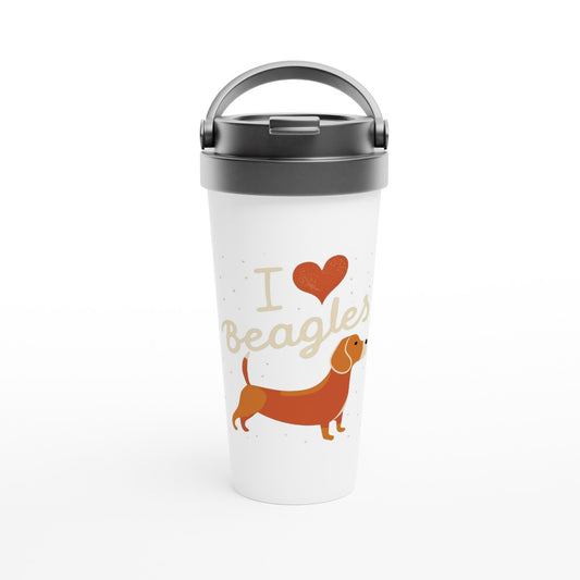 I Love Beagles - Travel Mug