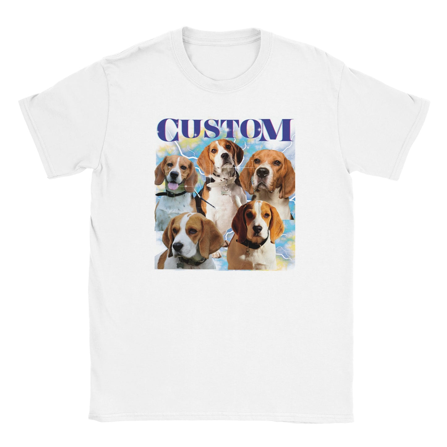 Custom Dog Bootleg Band Shirt - Classic Crewneck T-shirt