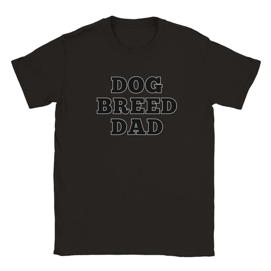 Personalised Dog Breed Dad - Classic Crewneck T-shirt