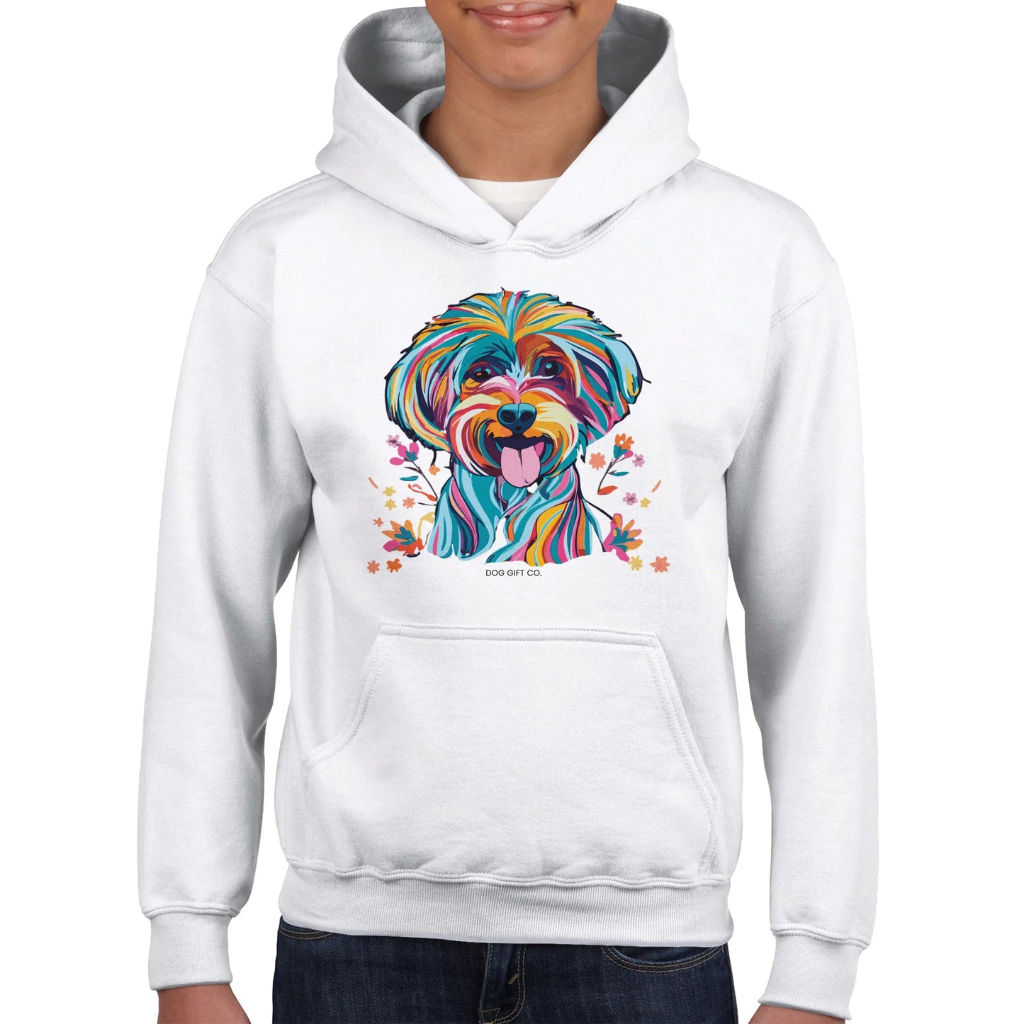 Personalised Vibrant Cavapoo or Cavoodle - Classic Kids Hoodie