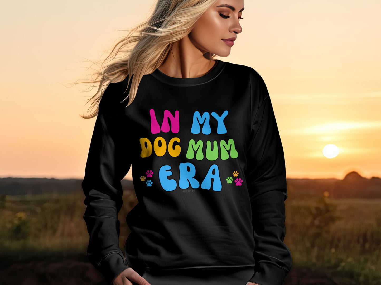 Customisable In My Dog Mum Era - Crewneck Sweatshirt