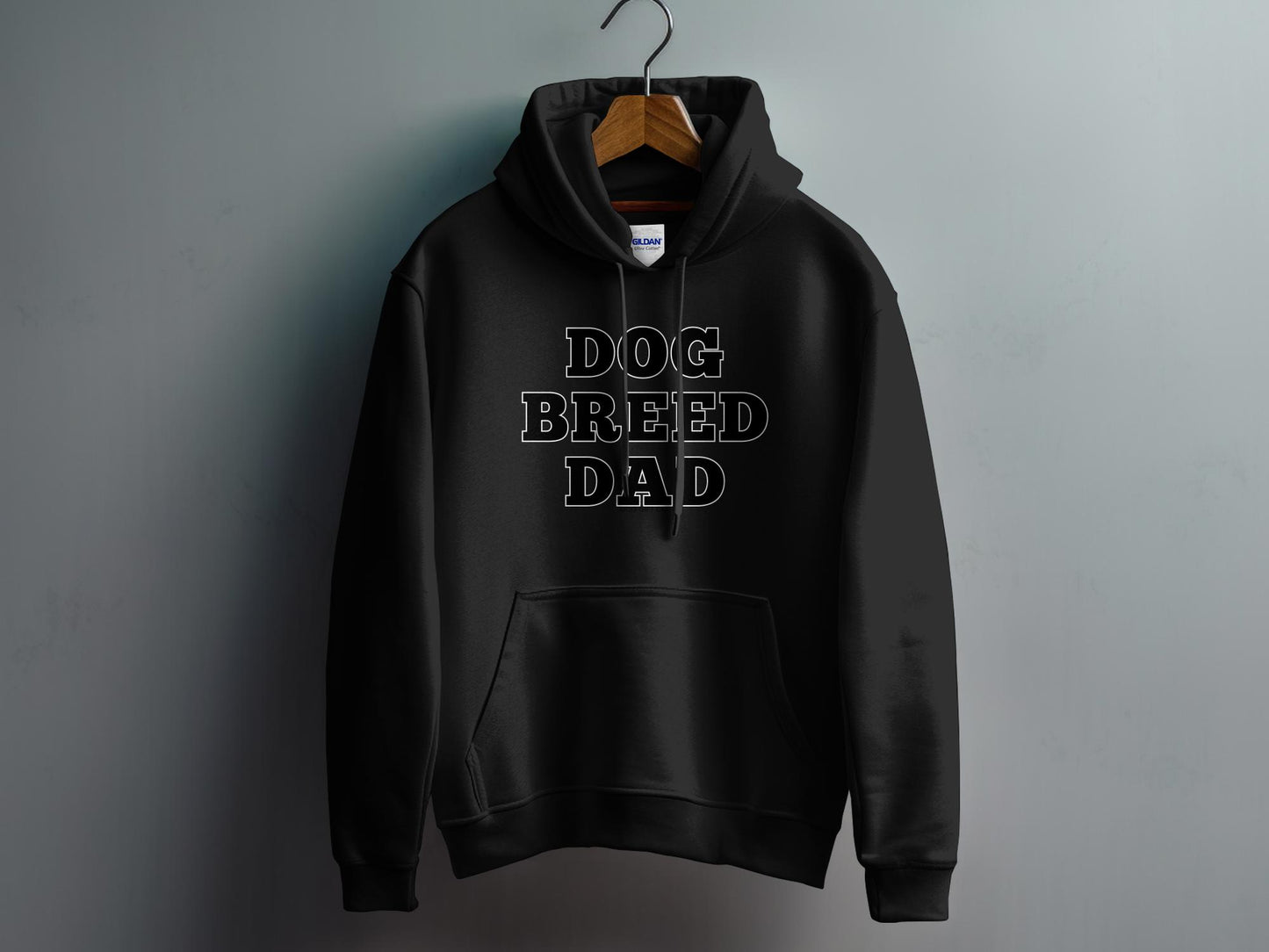 Personalised Dog Breed Dad - Pullover Hoodie