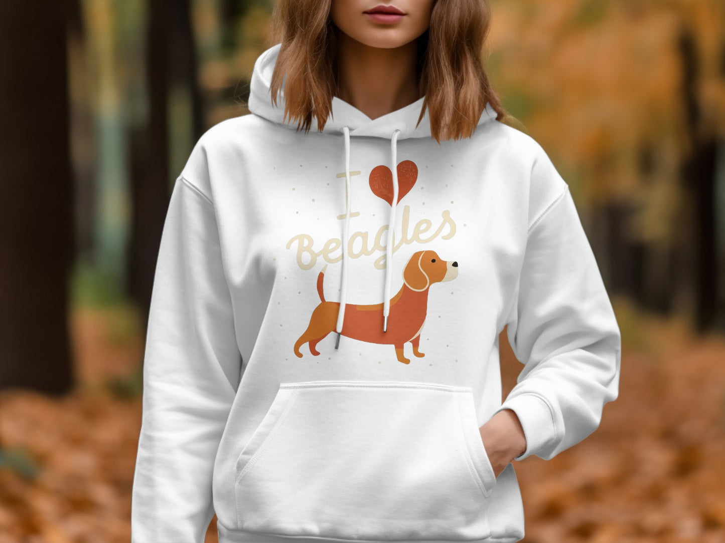 I Love Beagles - Pullover Hoodie