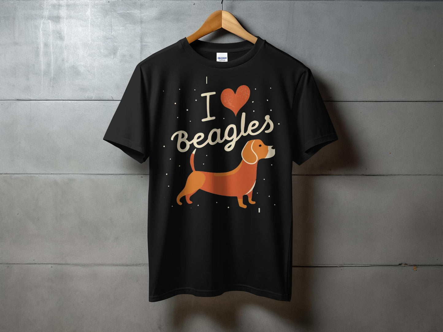 I Love Beagles - Classic Crewneck T-shirt