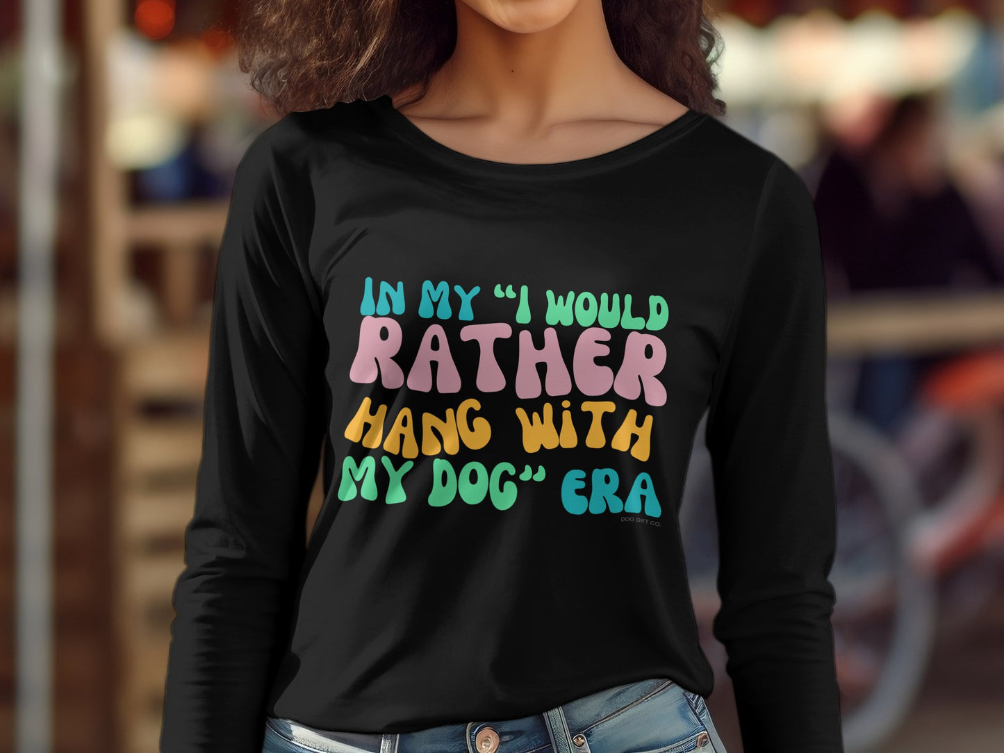 In My I Would Rather Hang With My Dog Era - Longsleeve T-shirt