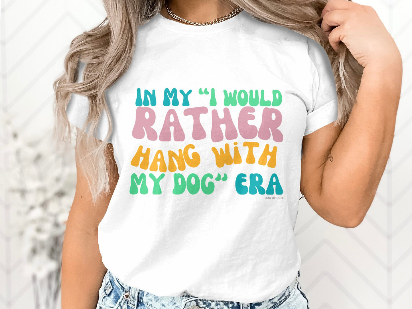 In My I Would Rather Hang With My Dog Era - Classic Crewneck T-shirt