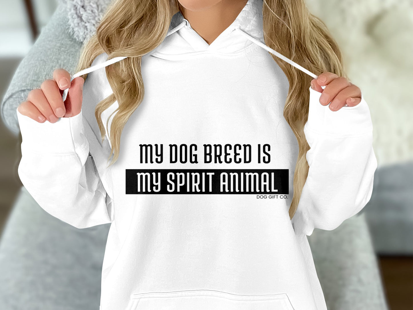 Personalised My Dog Breed is My Spirit Animal - Pullover Hoodie