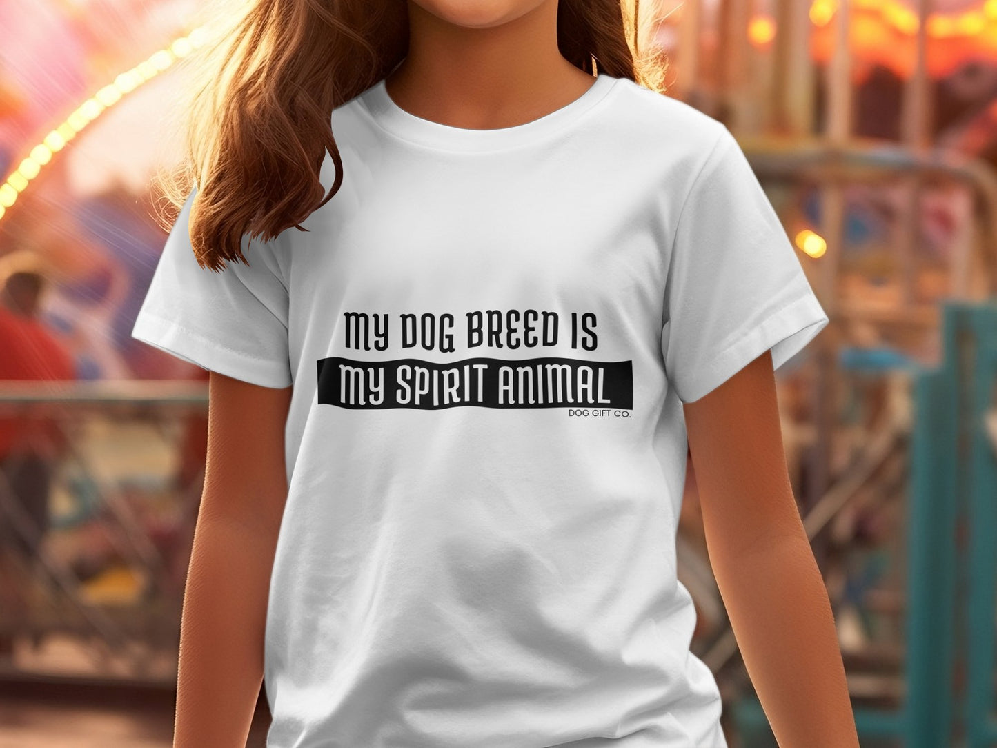 Personalised My Dog Breed is My Spirit Animal - Classic Kids T-shirt