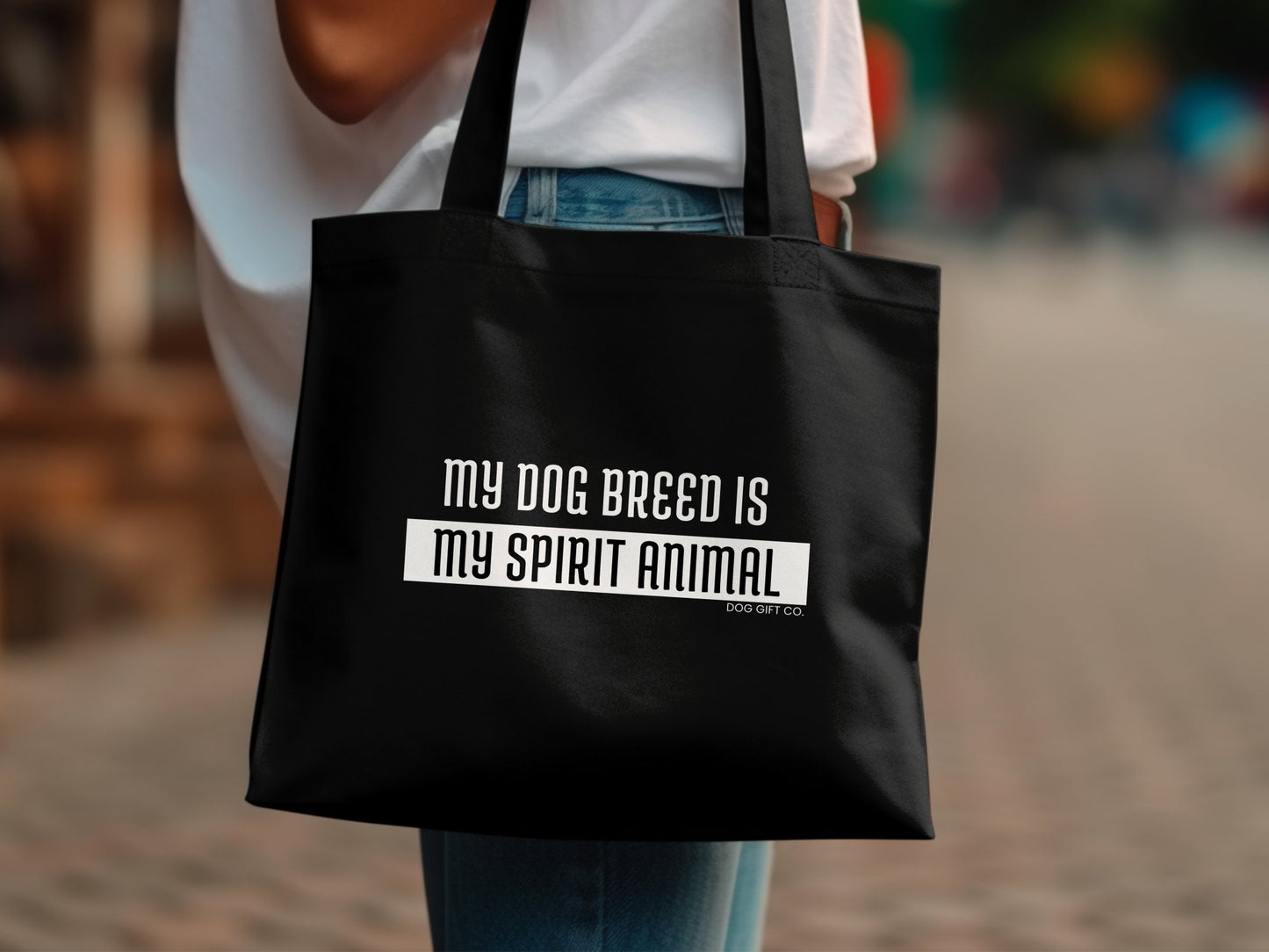 Personalised My Dog Breed is My Spirit Animal - Tote Bag