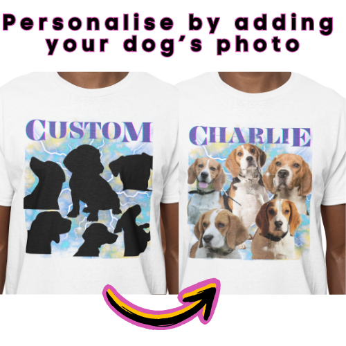 Custom Dog Bootleg Band Shirt - Classic Crewneck T-shirt