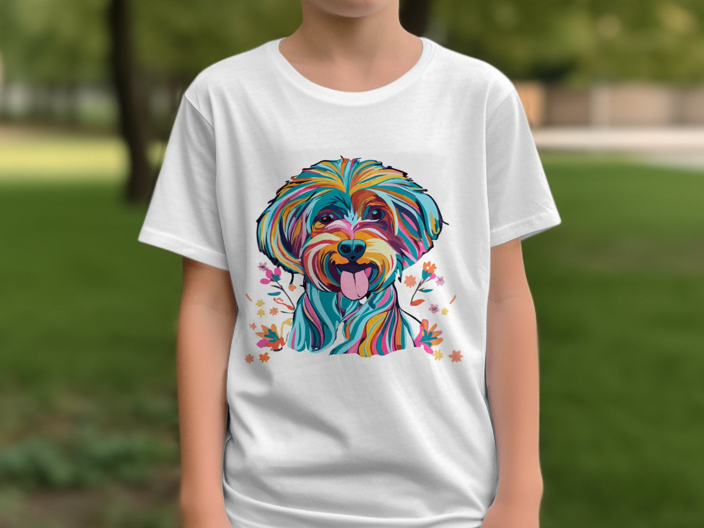 Personalised Vibrant Cavapoo or Cavoodle - Classic Kids T-shirt