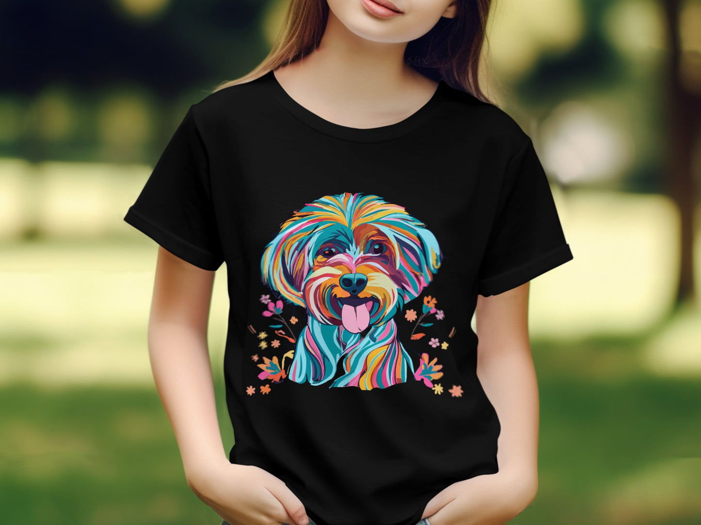 Personalised Vibrant Cavapoo or Cavoodle - Classic Kids T-shirt