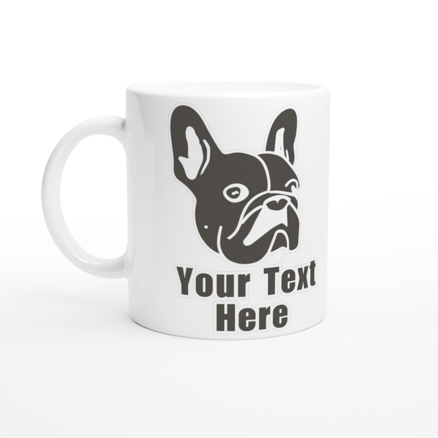 Personalised French Bulldog Line Drawing - Ceramic Mug