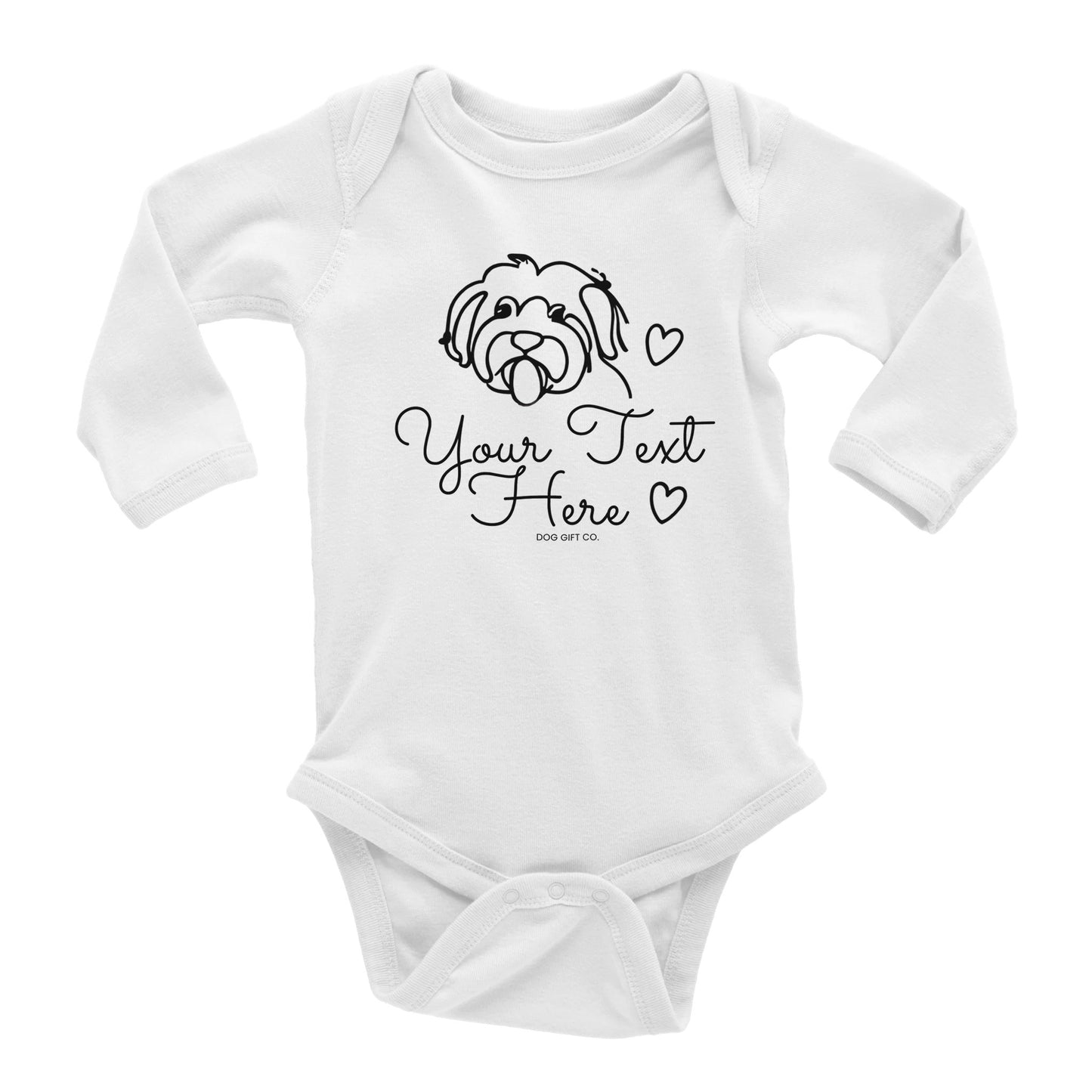 It's An Oodle Dog Custom - Baby Longsleeve Bodysuit