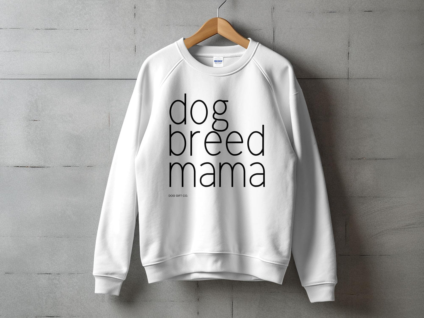 Personalised Dog Breed Mama - Crewneck Sweatshirt