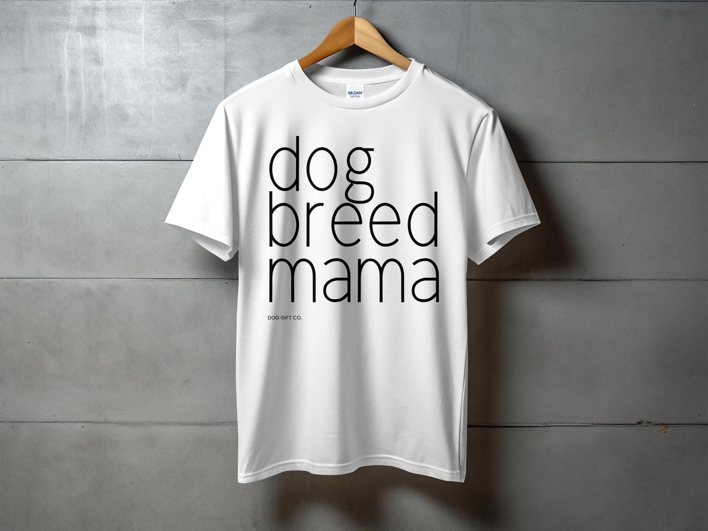 Personalised Dog Breed Mama - Classic Crewneck T-shirt