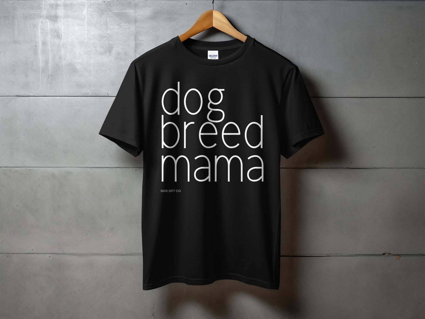 Personalised Dog Breed Mama - Classic Crewneck T-shirt