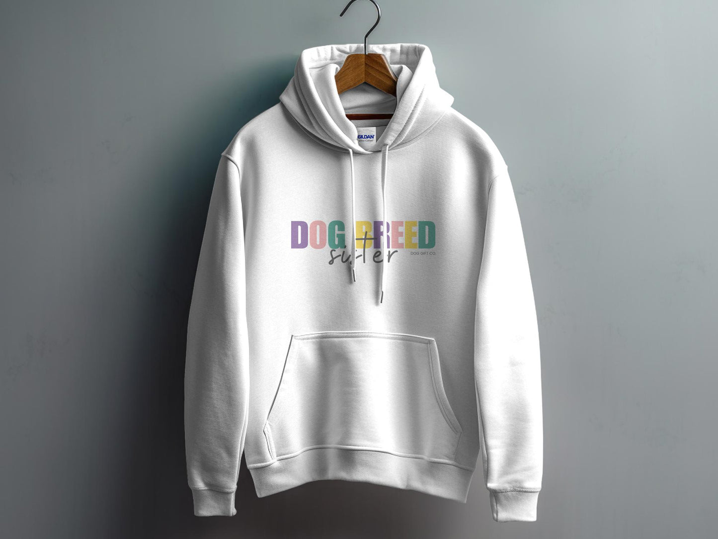 Personalised Colourful Dog Breed Sister - Kids Hoodie