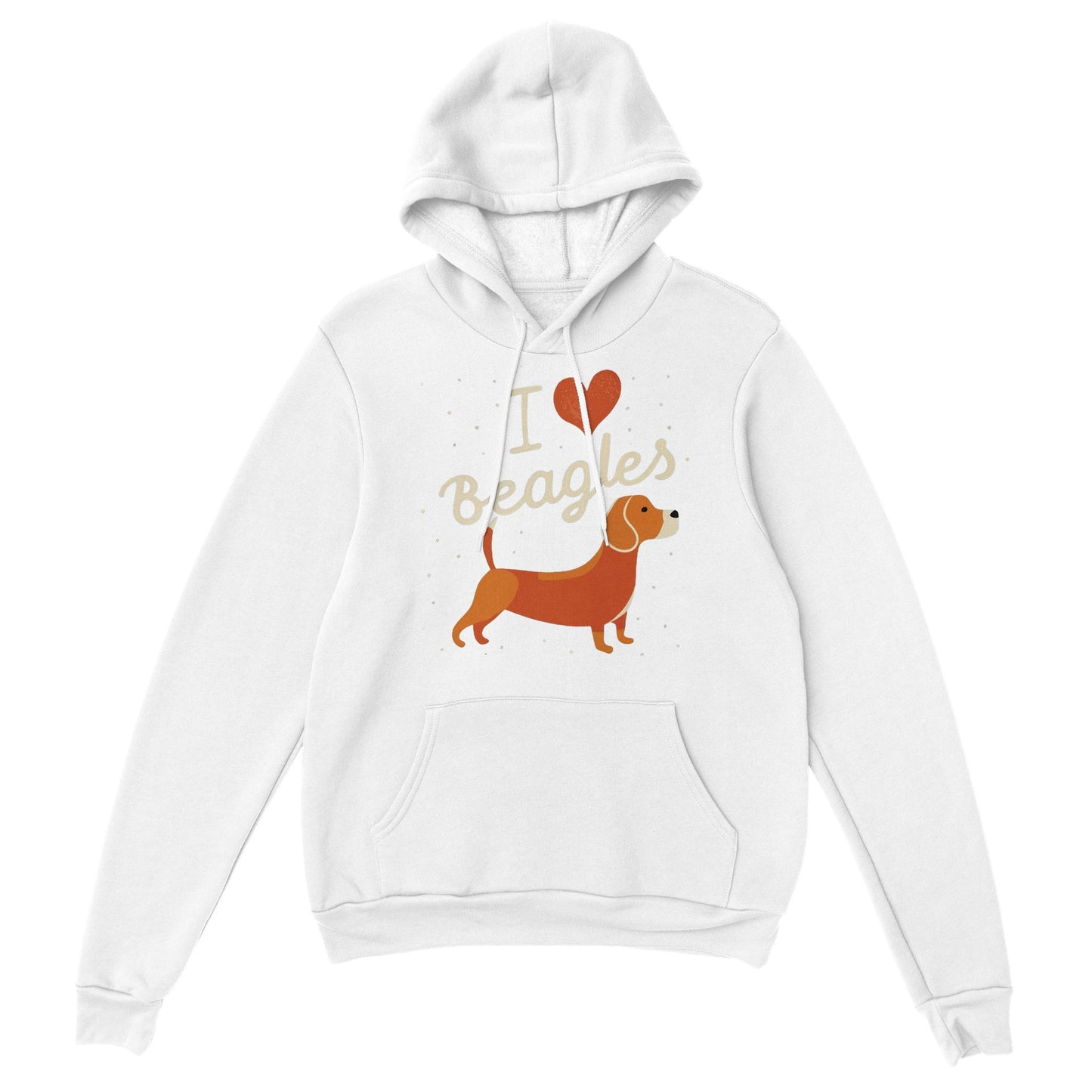 I Love Beagles - Pullover Hoodie