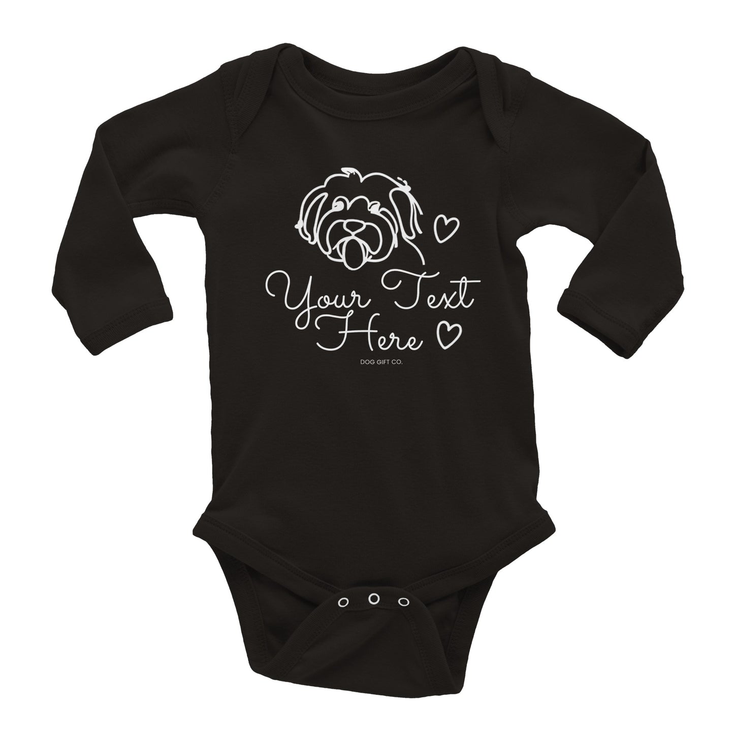 It's An Oodle Dog Custom - Baby Longsleeve Bodysuit