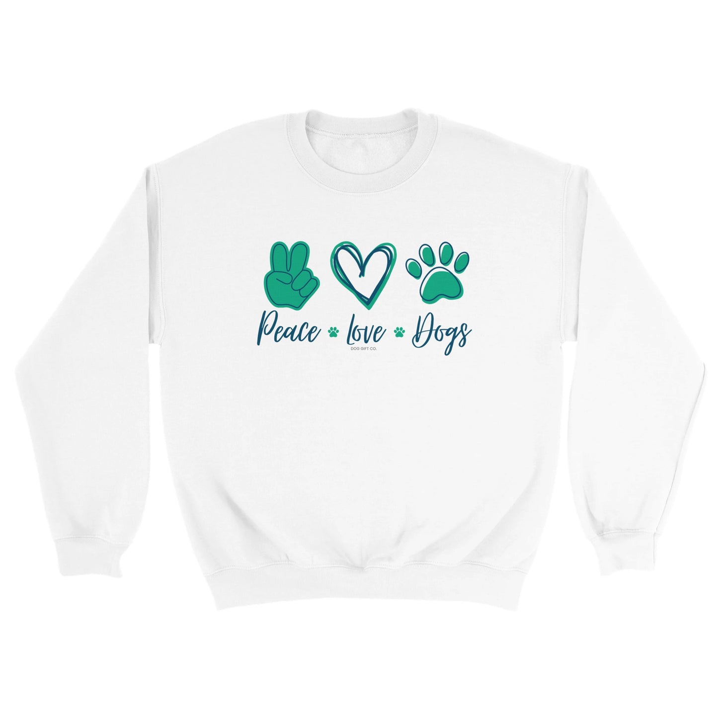 Peace Love Dogs - Crewneck Sweatshirt