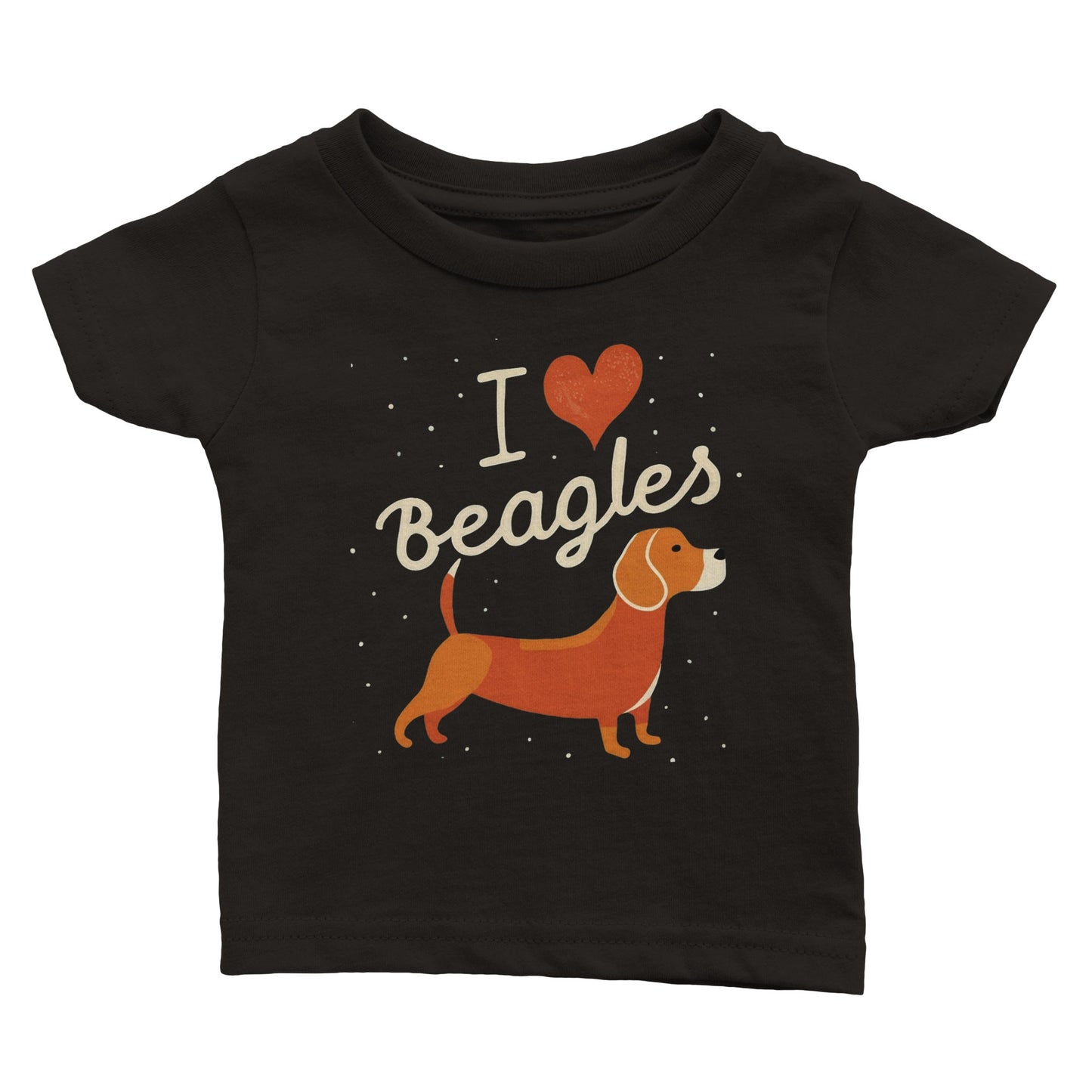 I Love Beagles - Babies T-shirt