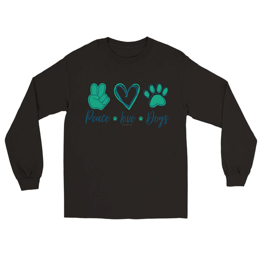 Peace Love Dogs - Longsleeve T-shirt