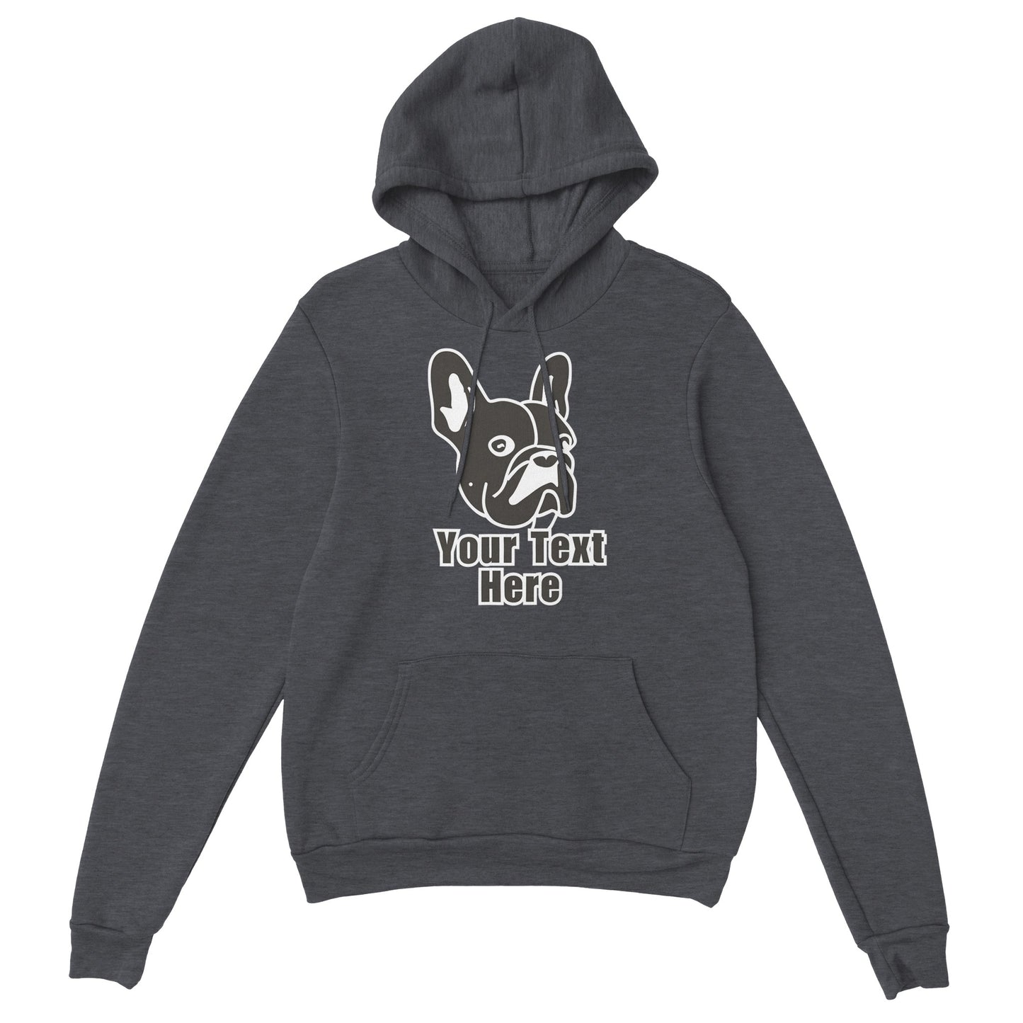 Personalised French Bulldog Line Drawing - Pullover Hoodie