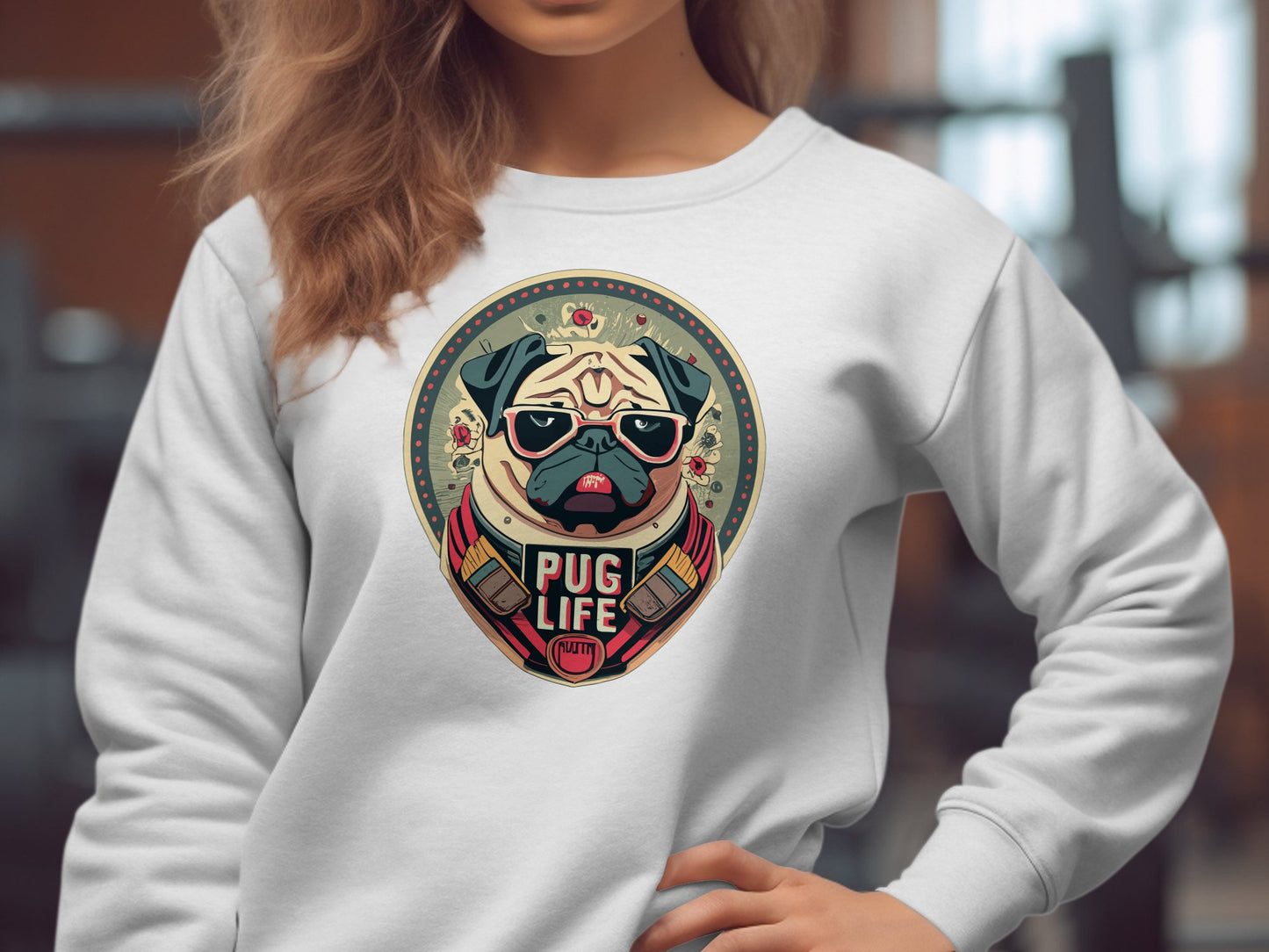 Pug Life Crewneck Sweatshirt